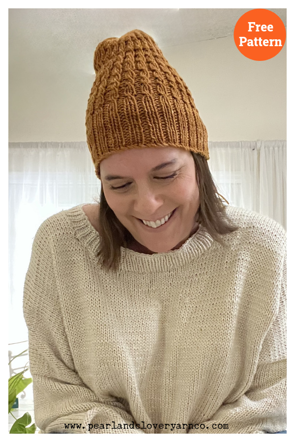 Middlemist Hat Free Knitting Pattern