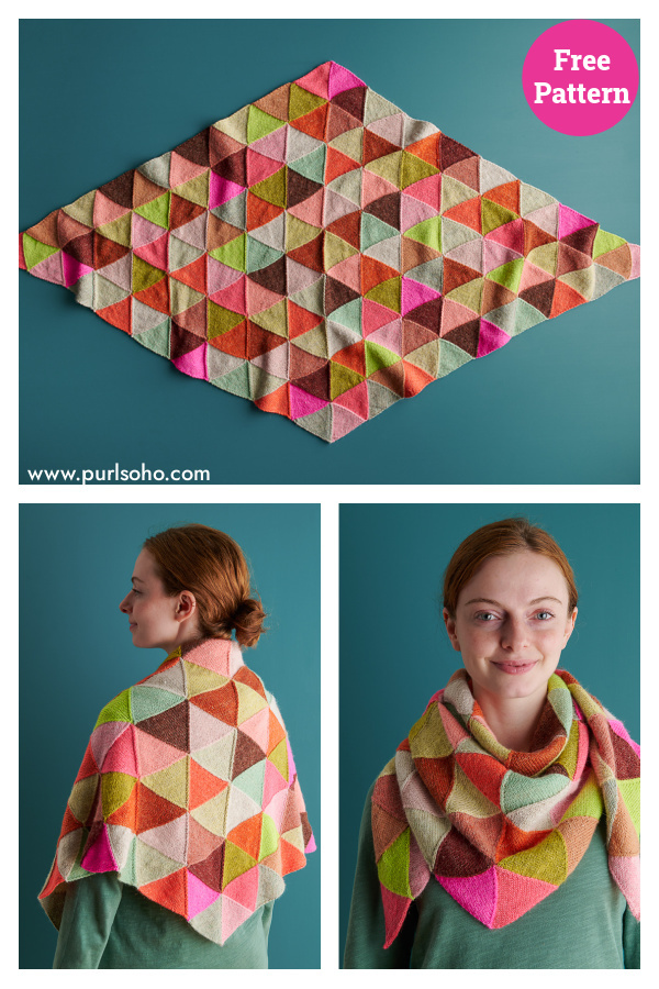 Pirouette Shawl Free Knitting Pattern