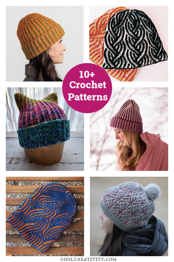 10+ Brioche Hat Knitting Patterns 