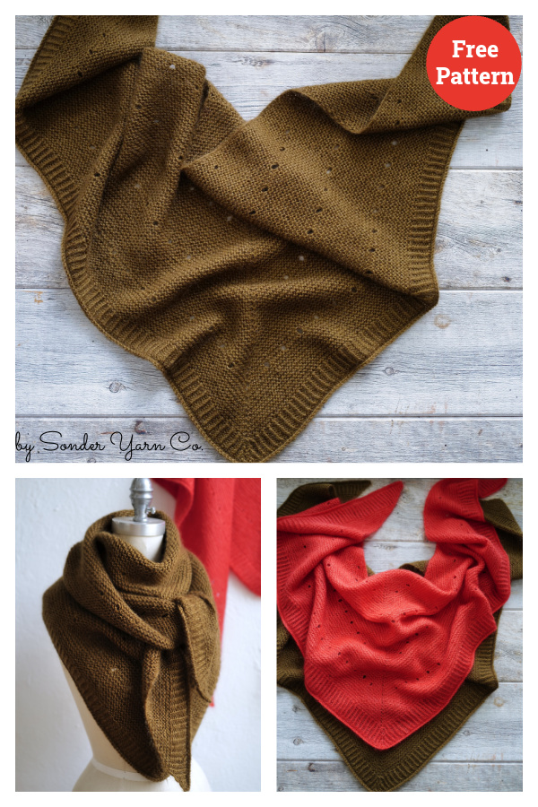 A Simple Affair Shawl Free Knitting Pattern