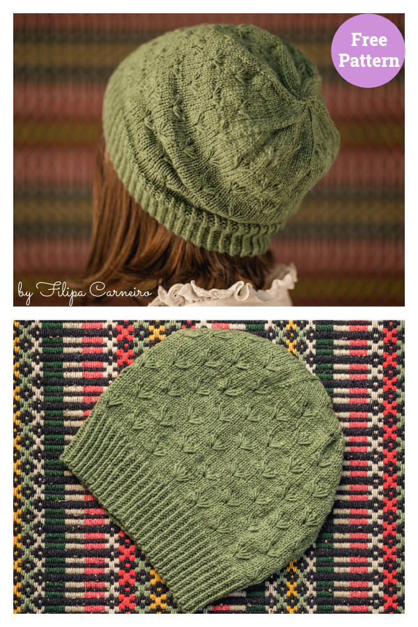 Bosque Beanie Free Knitting Pattern