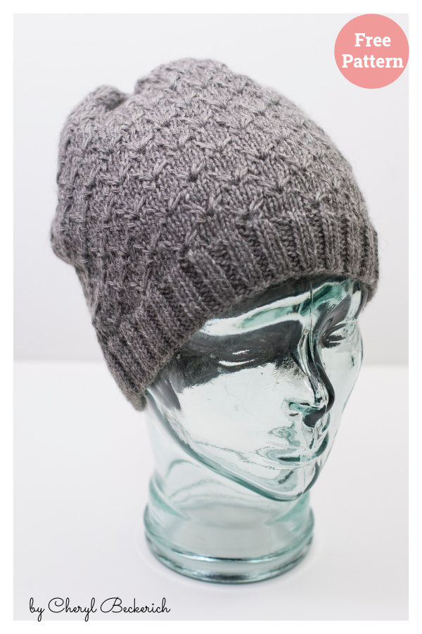 Broderie Hat Free Knitting Pattern