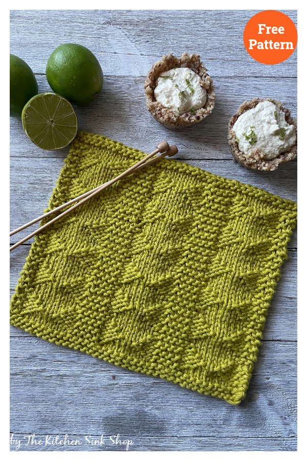 Key Lime Dishcloth Free Knitting Pattern