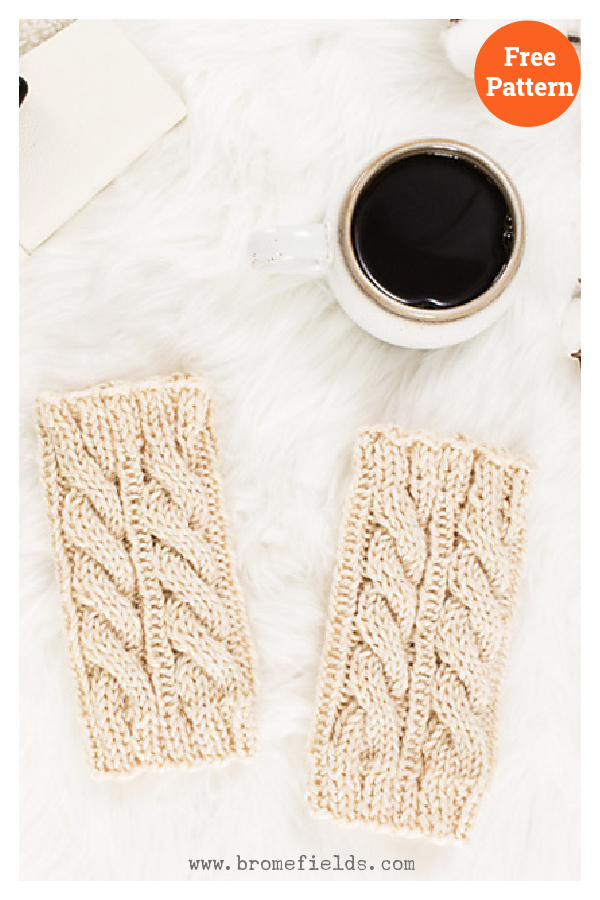 Cable Boot Cuff Free Knitting Pattern