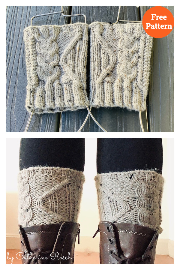 Sweater Weather Boot Cuffs Free Knitting Pattern