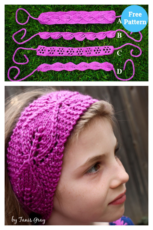 Bouquet of Headbands Free Knitting Pattern