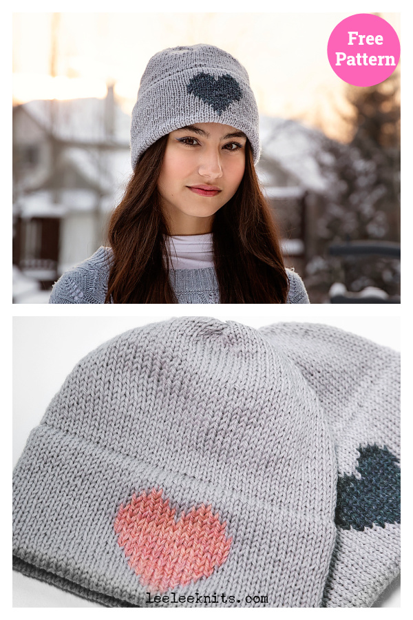 Double Brimmed Beanie Free Knitting Pattern