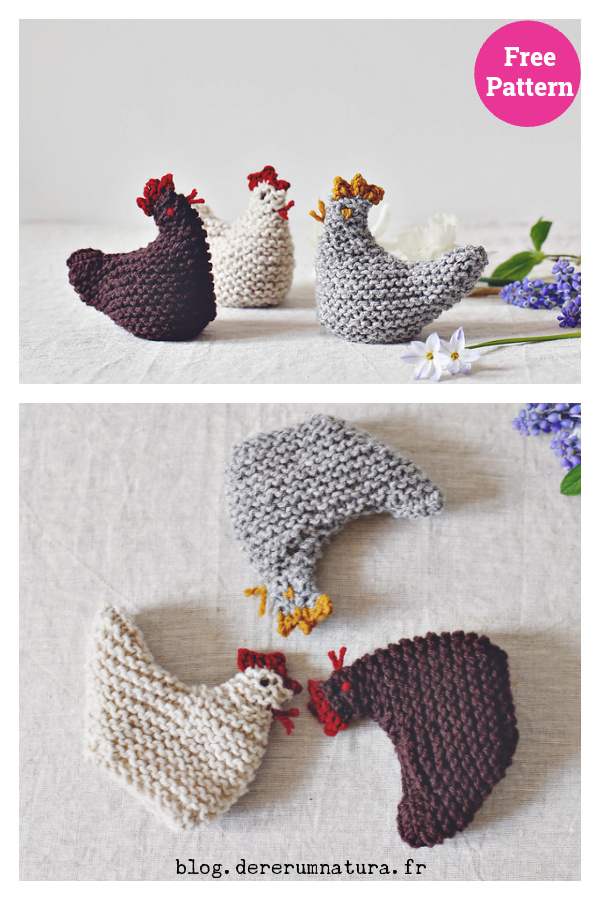 Little Spring Hen Free Knitting Pattern