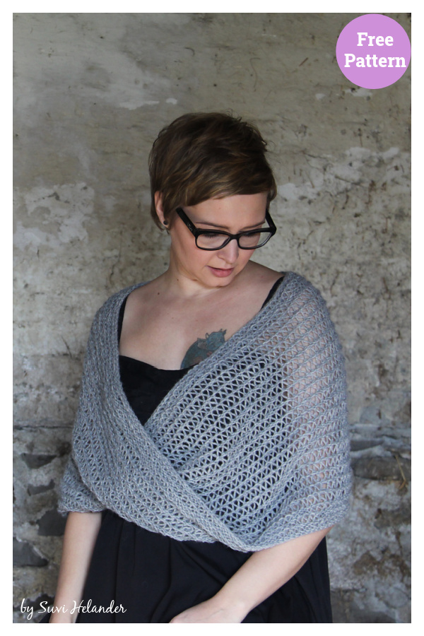 Moebius Shawl Free Knitting Pattern