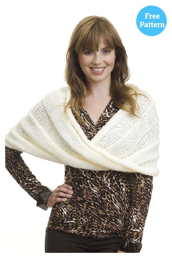 Moebius Wrap Free Knitting Pattern 