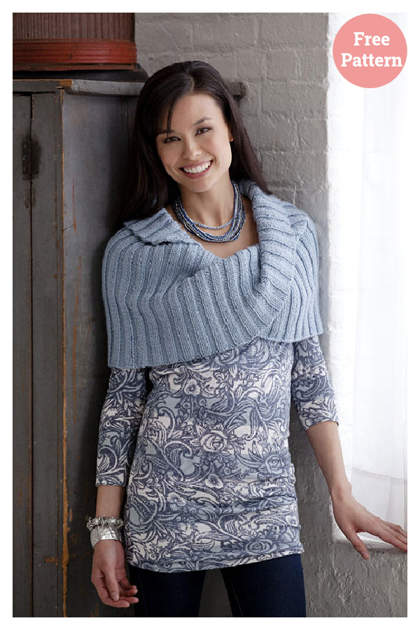 Moebius Wrap Free Knitting Pattern