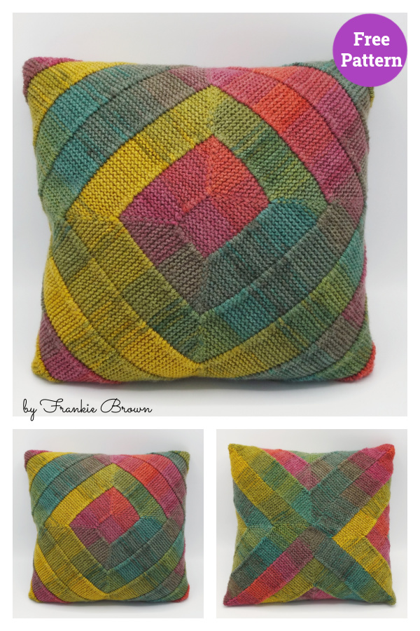 Ten Stitch Cushion Free Knitting Pattern