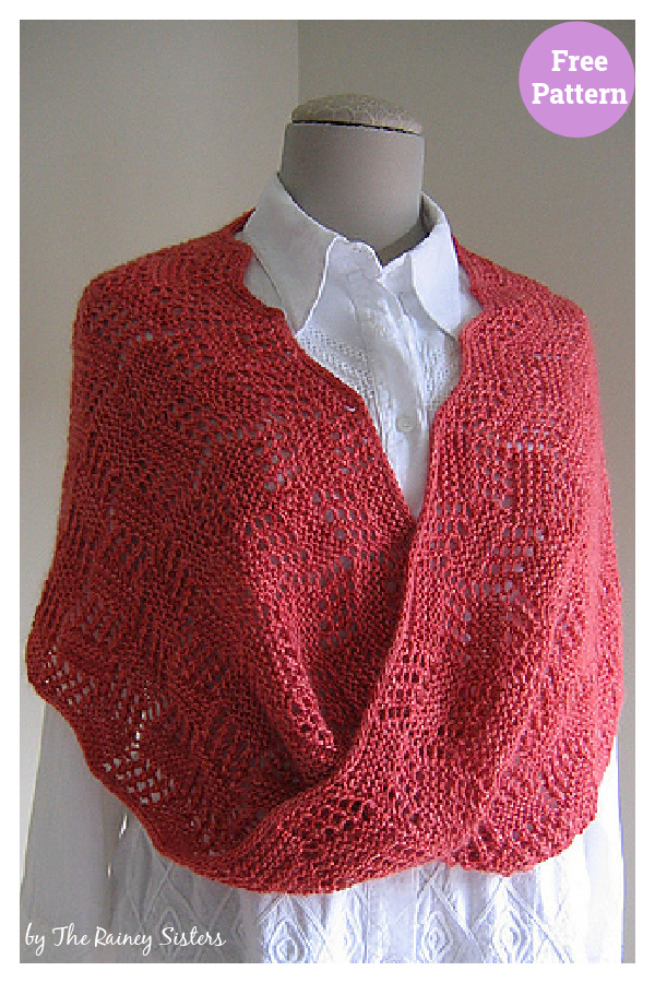 Topsy Turvy Moebius Shawl Free Knitting Pattern