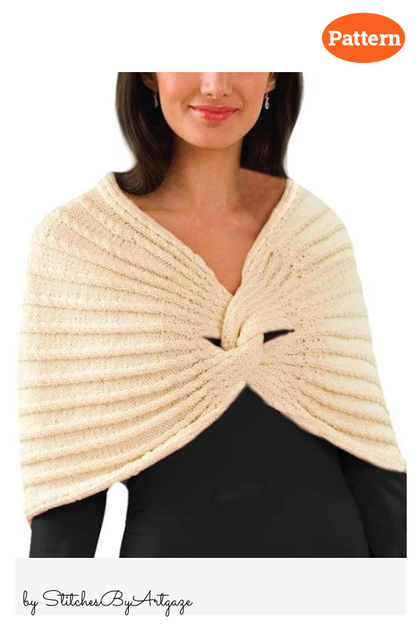 Twisted Capelet Knitting Pattern