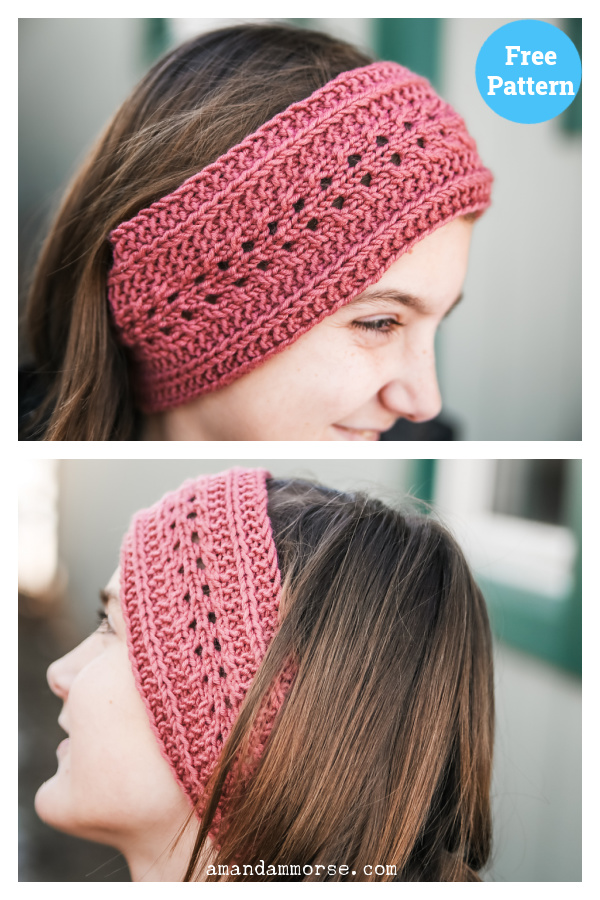 Martha Headband Free Knitting Pattern 