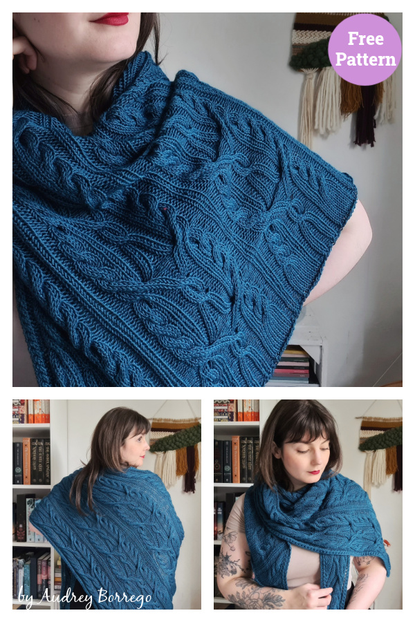 Nona Shawl Free Knitting Pattern