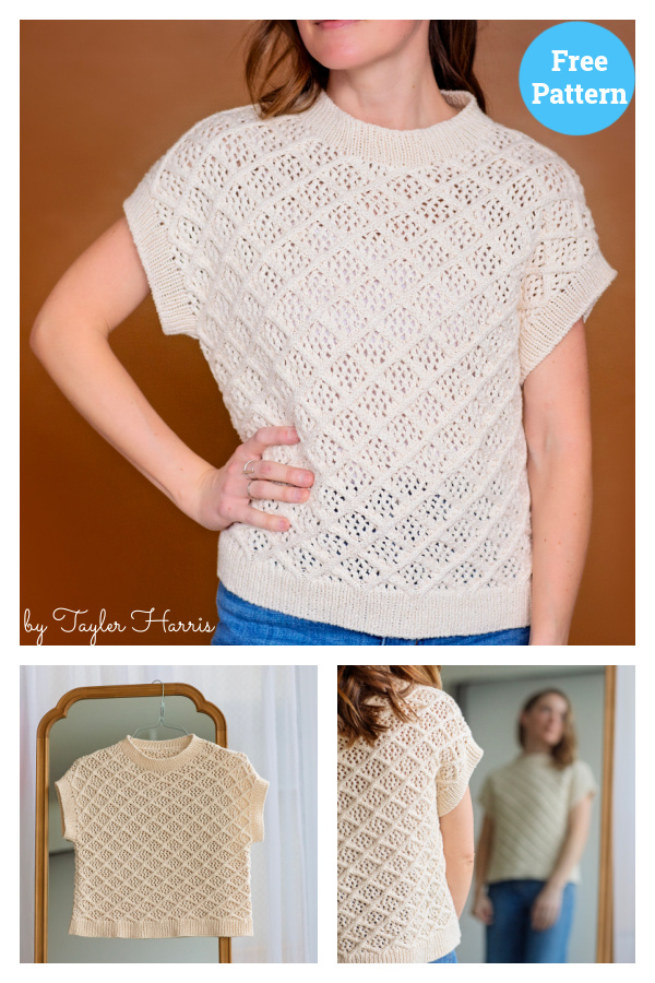 Quartz Tee Free Knitting Pattern