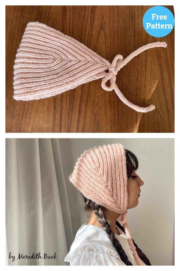 Sno Cap Bonnet Free Knitting Pattern