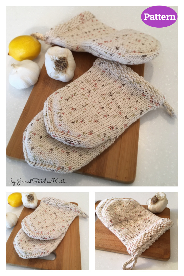 StayCool Oven Mitt Pot Holder Knitting Pattern