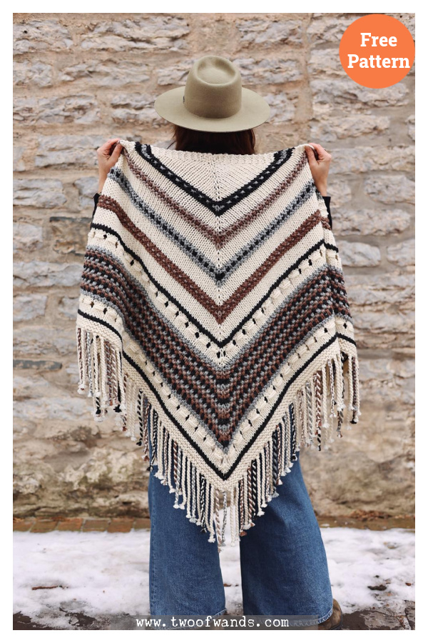 Storyteller Wrap Free Knitting Pattern