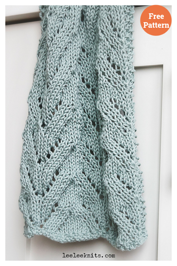 All About the Lace Kitchen Towel Free Knitting Pattern