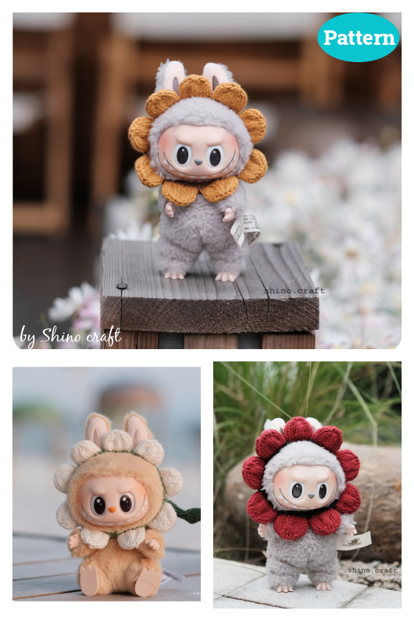 Labubu Headdress Knitting Pattern