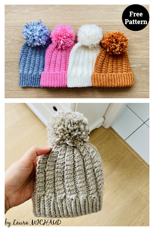 Tight Cables Hat Free Knitting Pattern