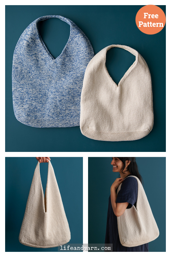 Weekend Tote Free Knitting Pattern 