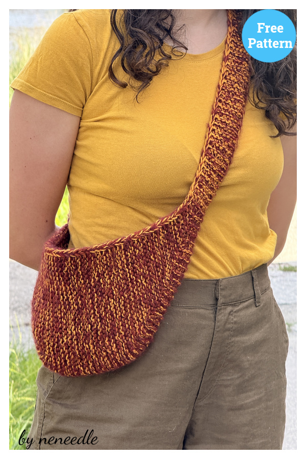 Archer Scrap Yarn Bag Free Knitting Pattern