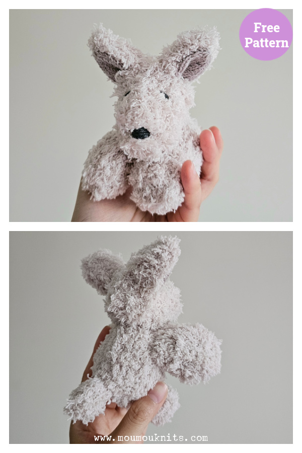 Fuzz the Scottie Free Knitting Pattern