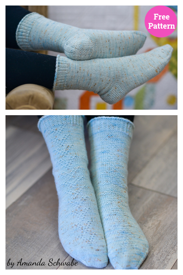 Palindrome Socks Free Knitting Pattern