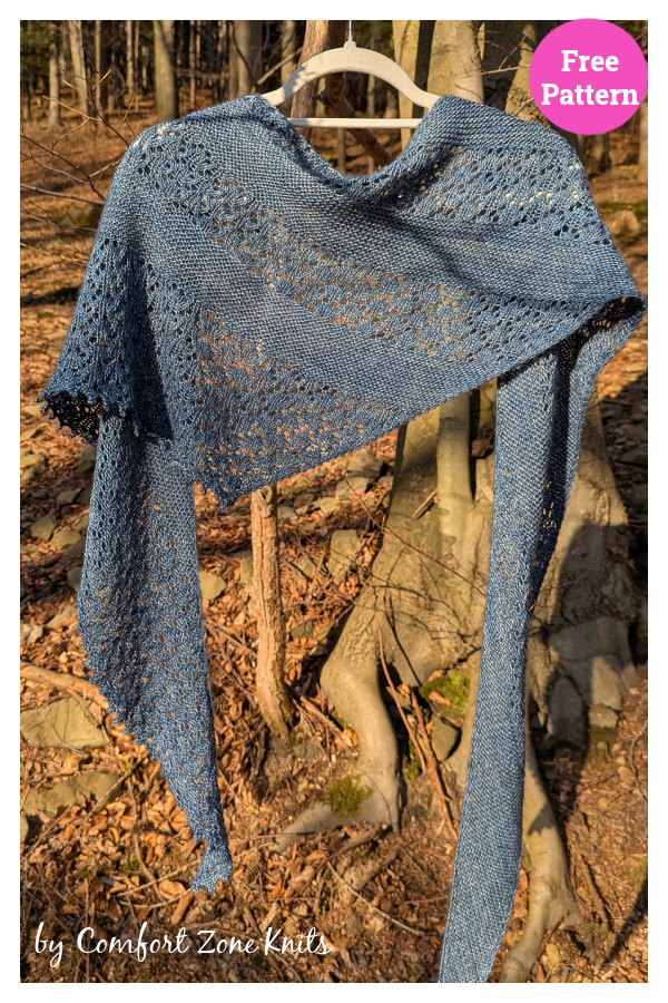 Wiosna Shawl Free Knitting Pattern