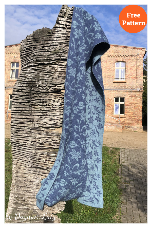 Blumenwiese Shawl Free Knitting Pattern