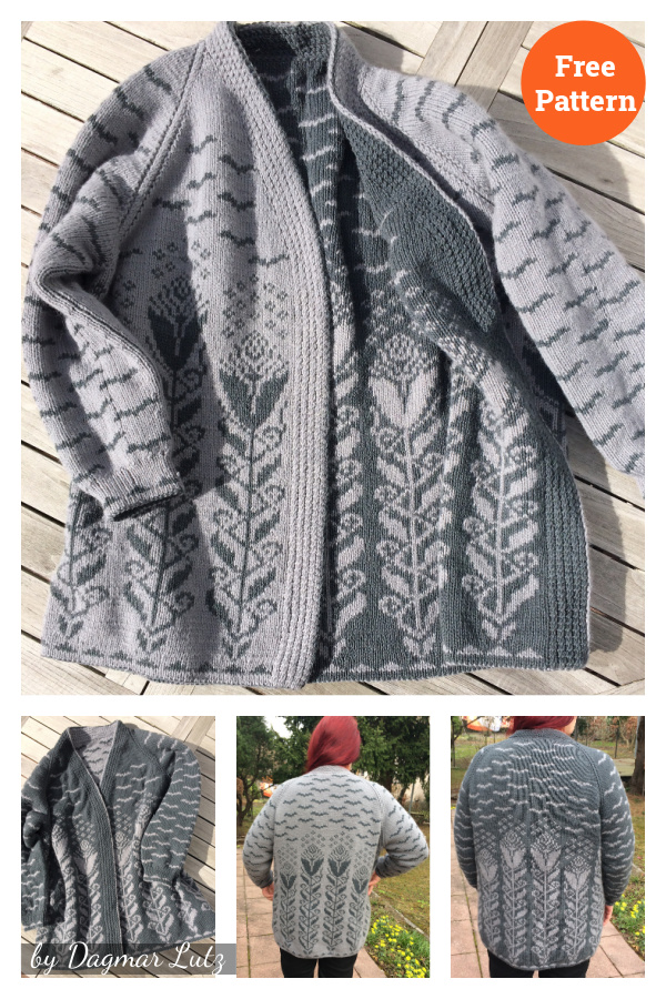 Cynara Cardigan Free Knitting Pattern