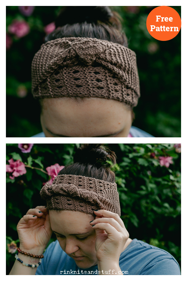 Elavine Head Wrap Free Knitting Pattern 