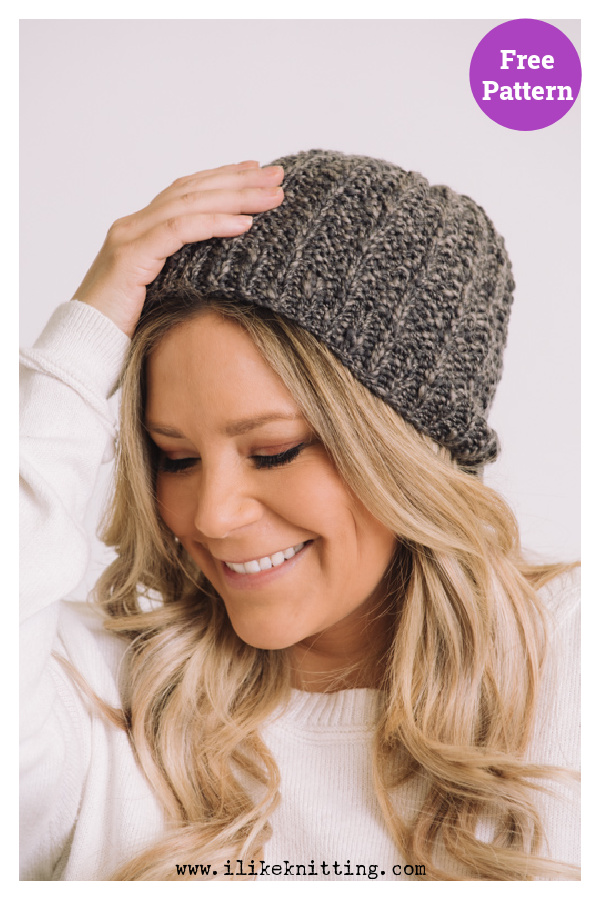 Grayson Mistake Rib Hat Free Knitting Pattern