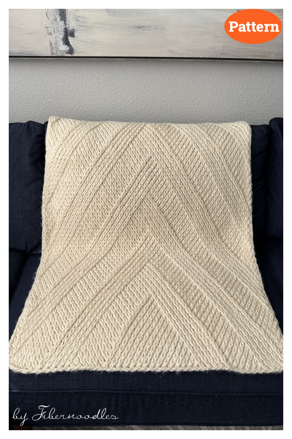 Lasagna Lap Blanket Knitting Pattern