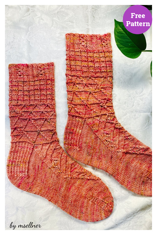 Melencolia Socks Free Knitting Pattern