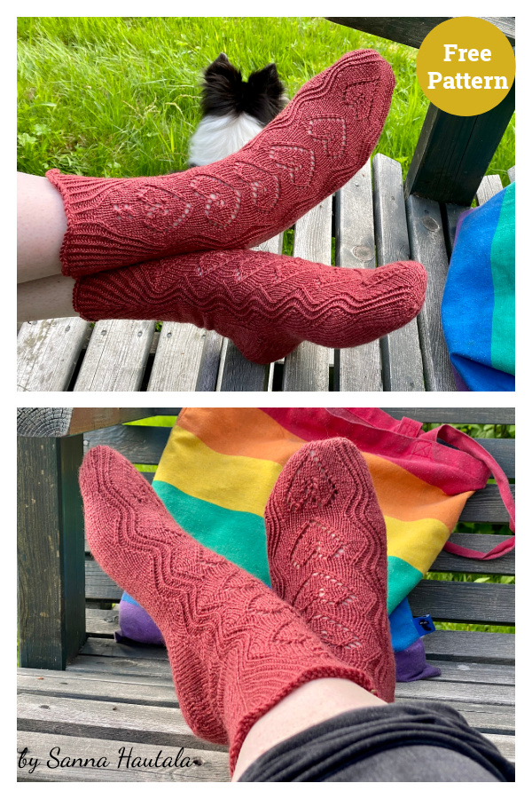 Meleth Nîn Socks Free Knitting Pattern