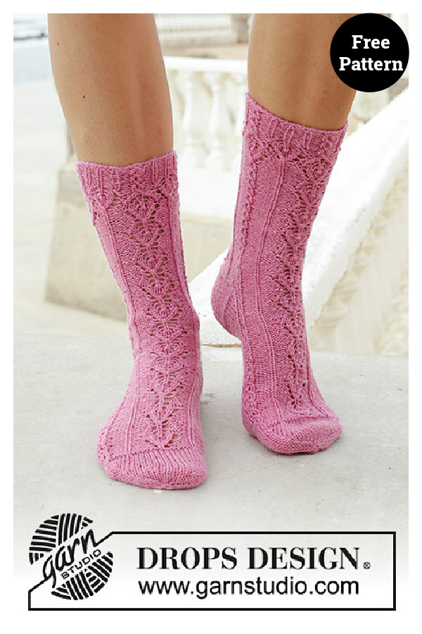 Viking Heart Socks Free Knitting Pattern