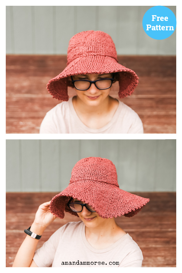 Wyola Summer Hat Free Knitting Pattern
