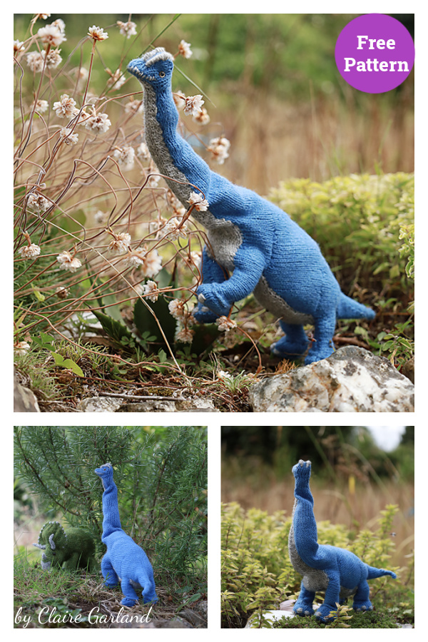 Brachiosaurus Dinosaur Free Knitting Pattern