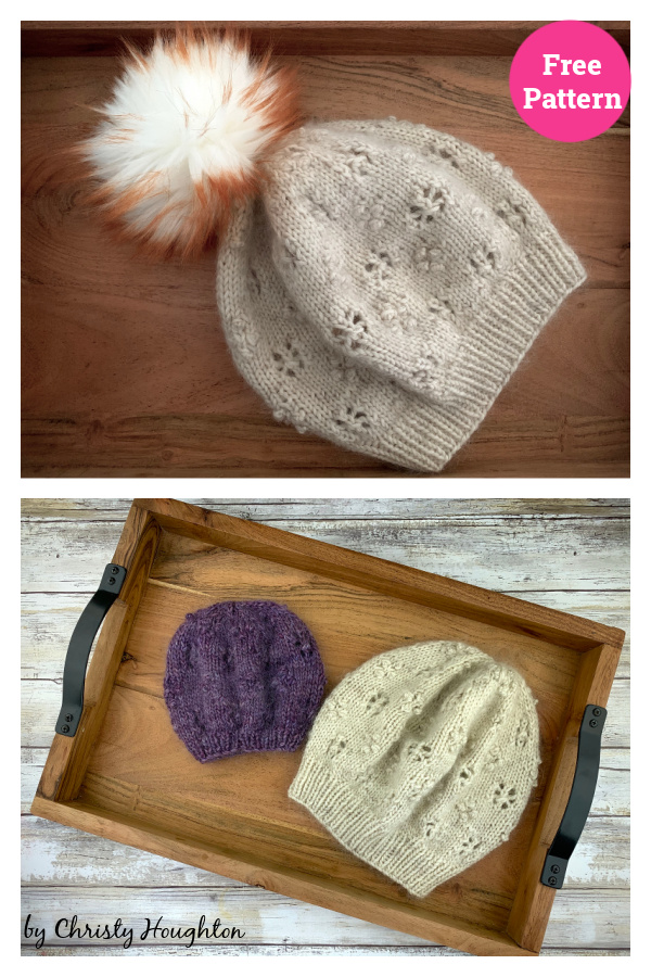Fuzzy Winter Hat Free Knitting Pattern