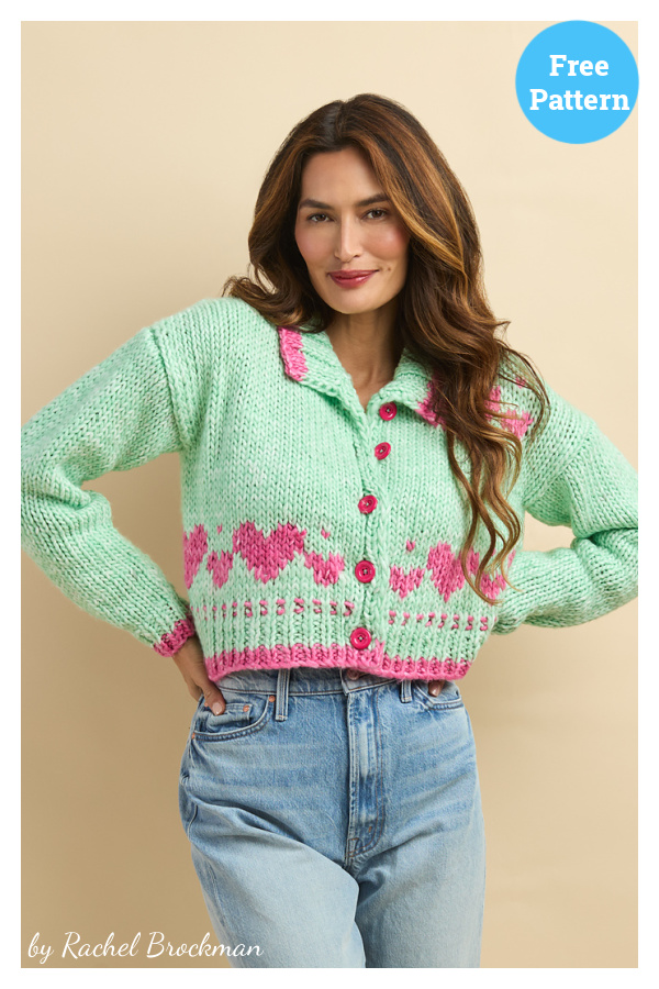 Love Language Cardigan Free Knitting Pattern