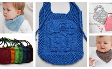 10+ Baby Bib Free Knitting Pattern