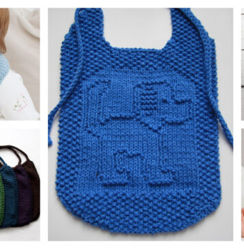 10+ Baby Bib Free Knitting Pattern