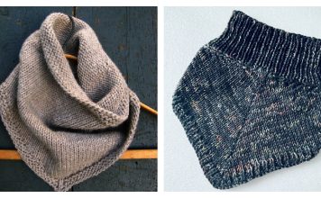 Bandana Cowl Knitting Patterns