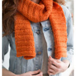 Beginner Garter Drop Stitch Scarf Free Knitting Pattern