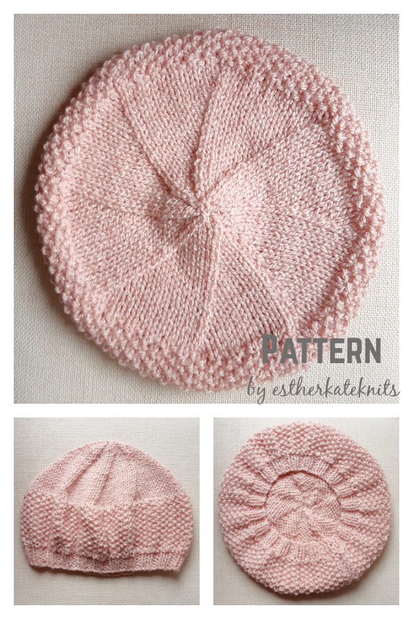Blush Beret Knitting Pattern
