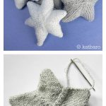 Christmas Tree Star Ornament Free Knitting Pattern